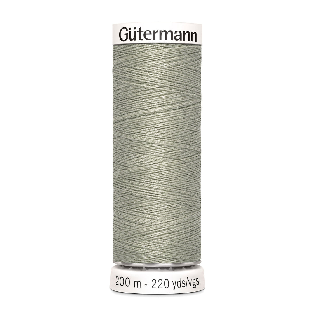 Nähgarn Gütermann - Grau - Graubeige - Allesnäher Polyester-Nähgarn auf 200m Spule online kaufen