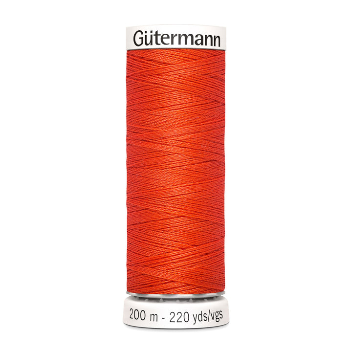 Nähgarn Gütermann - Orange - Rotorange - Allesnäher Polyester-Nähgarn auf 200m Spule online kaufen