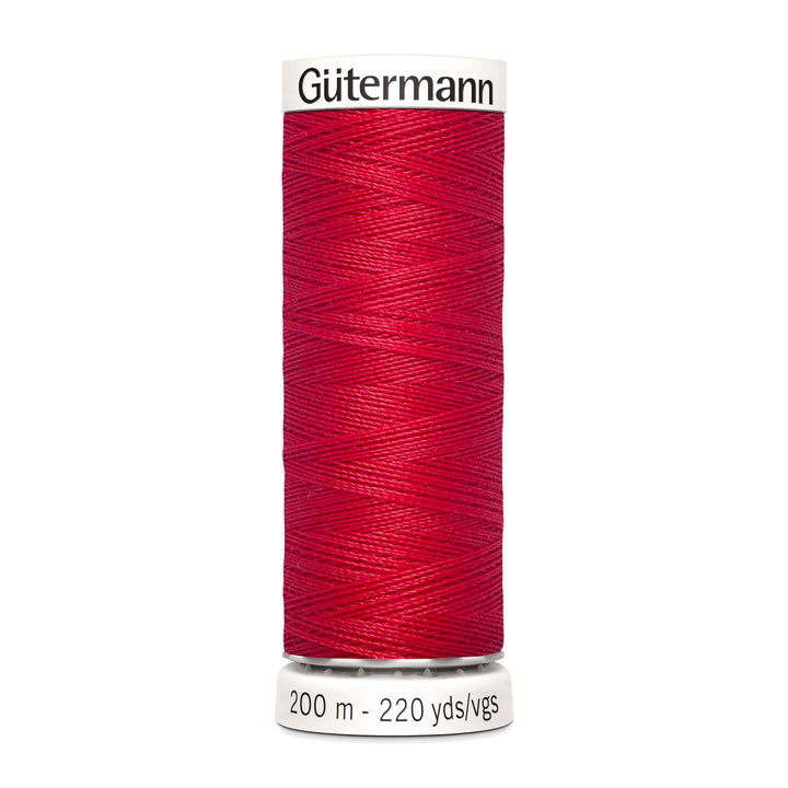 Nähgarn Gütermann - Rot - Salsa - Allesnäher Polyester-Nähgarn auf 200m Spule online kaufen