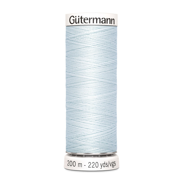 Nähgarn Gütermann - Blau - Babyblau Pastell - Allesnäher Polyester-Nähgarn auf 200m Spule online kaufen