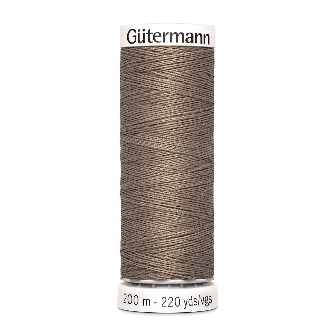 Nähgarn Gütermann - Braun - Braunbeige - Allesnäher Polyester-Nähgarn auf 200m Spule online kaufen