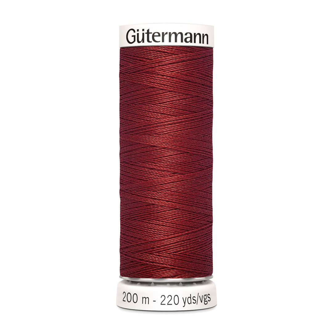 Nähgarn Gütermann - Rot - Rotbraun - Allesnäher Polyester-Nähgarn auf 200m Spule online kaufen