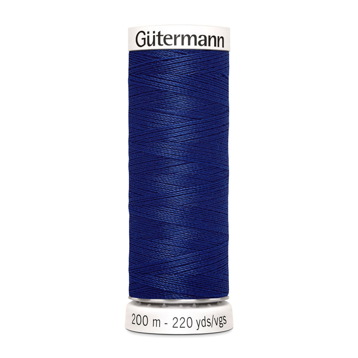 Nähgarn Gütermann - Blau - Admiralblau - Allesnäher Polyester-Nähgarn auf 200m Spule online kaufen