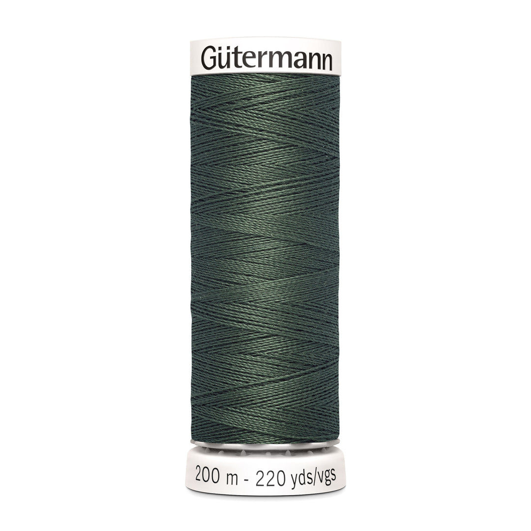 Nähgarn Gütermann - Grün - Lodengrün - Allesnäher Polyester-Nähgarn auf 200m Spule online kaufen