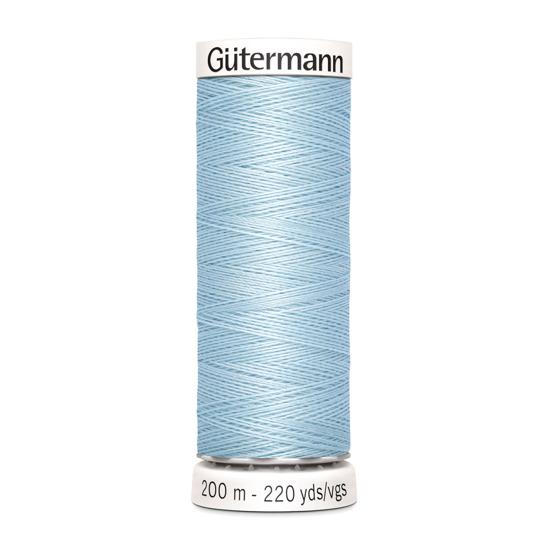 Nähgarn Gütermann - Blau - Babyblau - Allesnäher Polyester-Nähgarn auf 200m Spule online kaufen