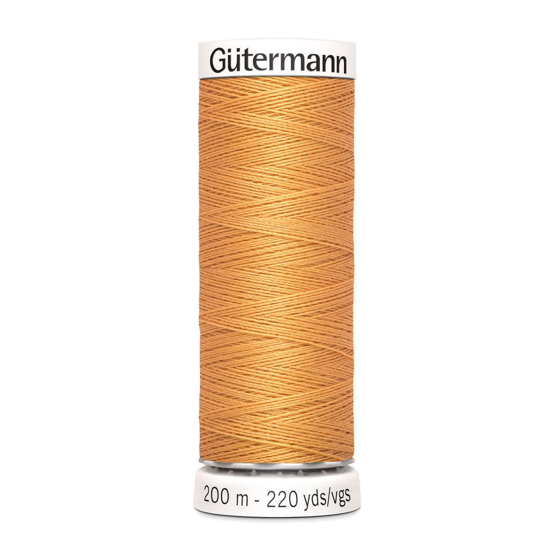 Nähgarn Gütermann - Orange - Gold - Allesnäher Polyester-Nähgarn auf 200m Spule online kaufen