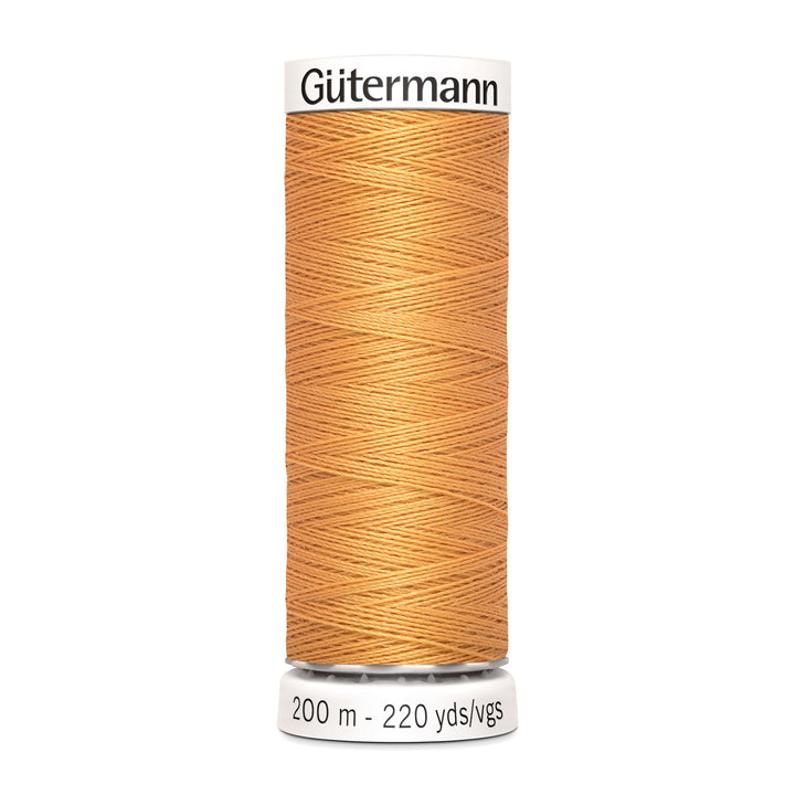 Nähgarn Gütermann - Orange - Gold - Allesnäher Polyester-Nähgarn auf 200m Spule online kaufen