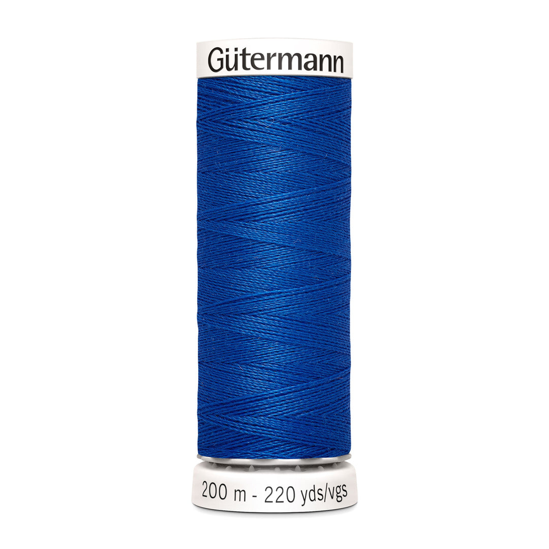 Nähgarn Gütermann - Blau - Kobalt - Allesnäher Polyester-Nähgarn auf 200m Spule online kaufen