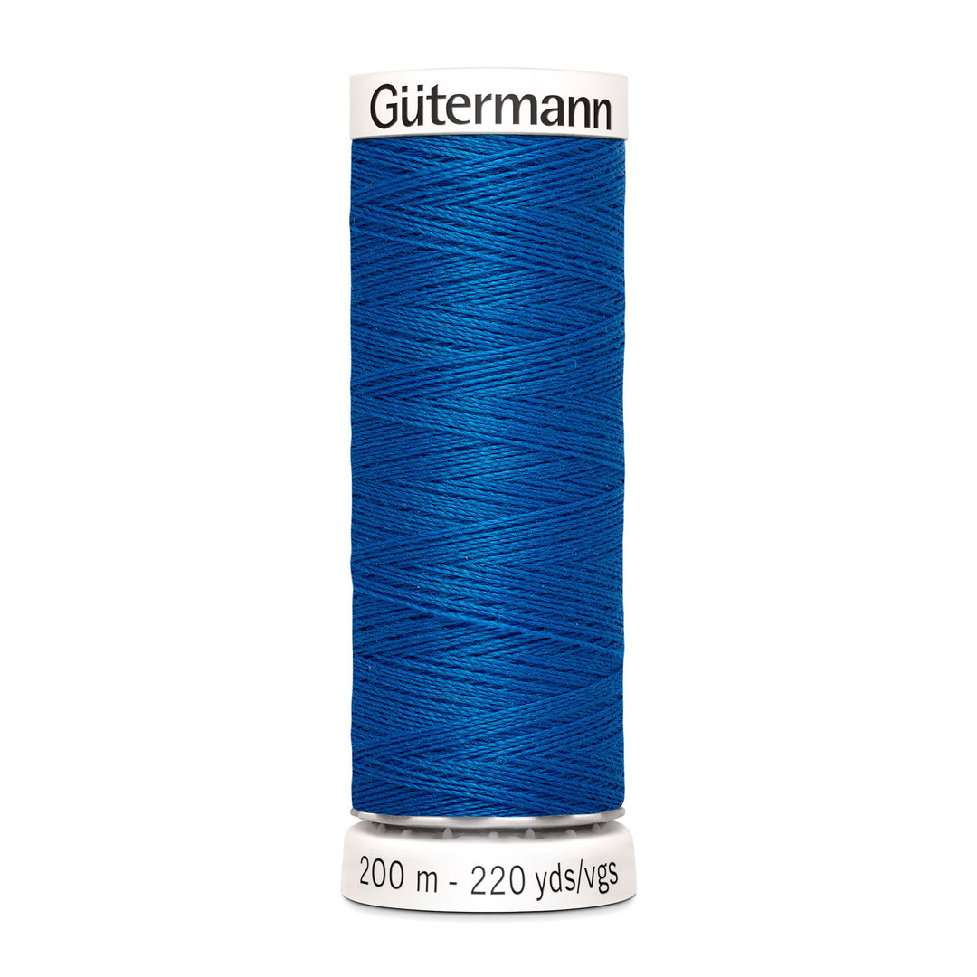 Nähgarn Gütermann - Blau - Vergissmeinnichtblau - Allesnäher Polyester-Nähgarn auf 200m Spule online kaufen