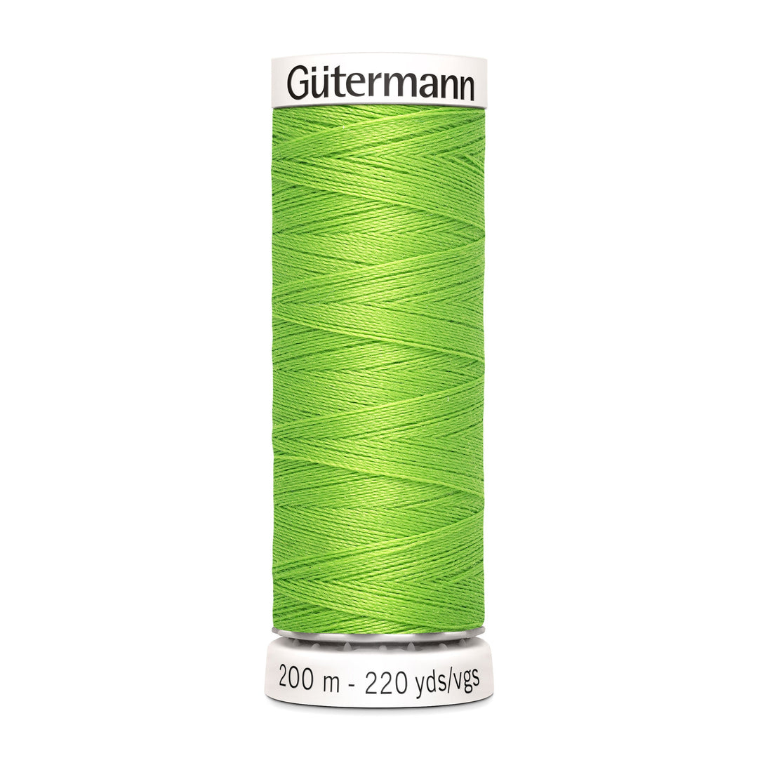 Nähgarn Gütermann - Grün - Apfelgrün - Allesnäher Polyester-Nähgarn auf 200m Spule online kaufen