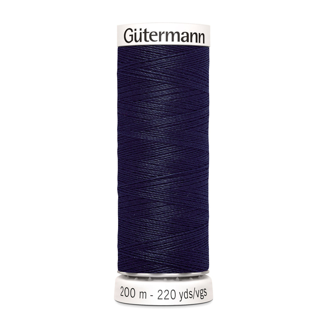 Nähgarn Gütermann - Blau - Jeansblau Dunkel - Allesnäher Polyester-Nähgarn auf 200m Spule online kaufen