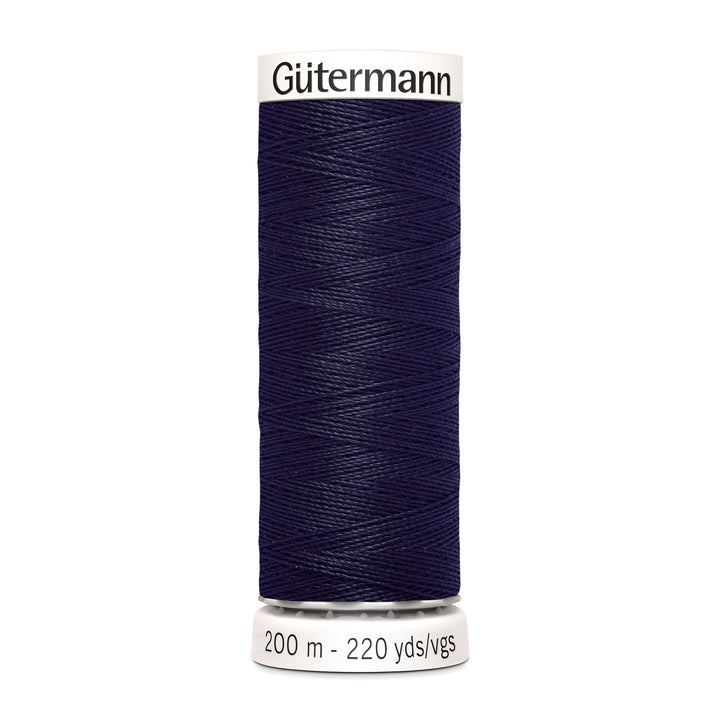 Nähgarn Gütermann - Blau - Jeansblau Dunkel - Allesnäher Polyester-Nähgarn auf 200m Spule online kaufen