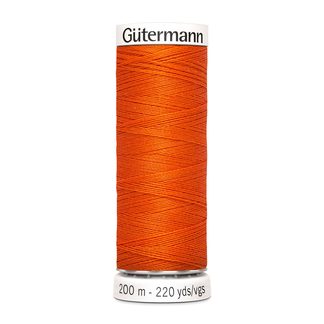 Nähgarn Gütermann - Orange - Karotte - Allesnäher Polyester-Nähgarn auf 200m Spule online kaufen