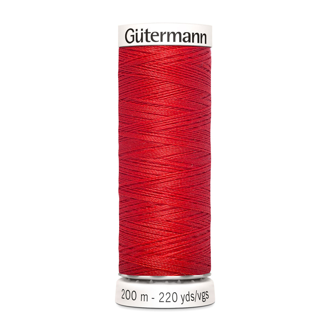 Nähgarn Gütermann - Rot - Feuerrot - Allesnäher Polyester-Nähgarn auf 200m Spule online kaufen