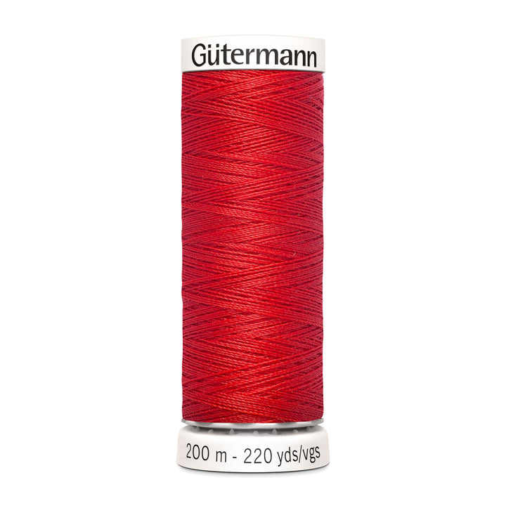 Nähgarn Gütermann - Rot - Feuerrot - Allesnäher Polyester-Nähgarn auf 200m Spule online kaufen