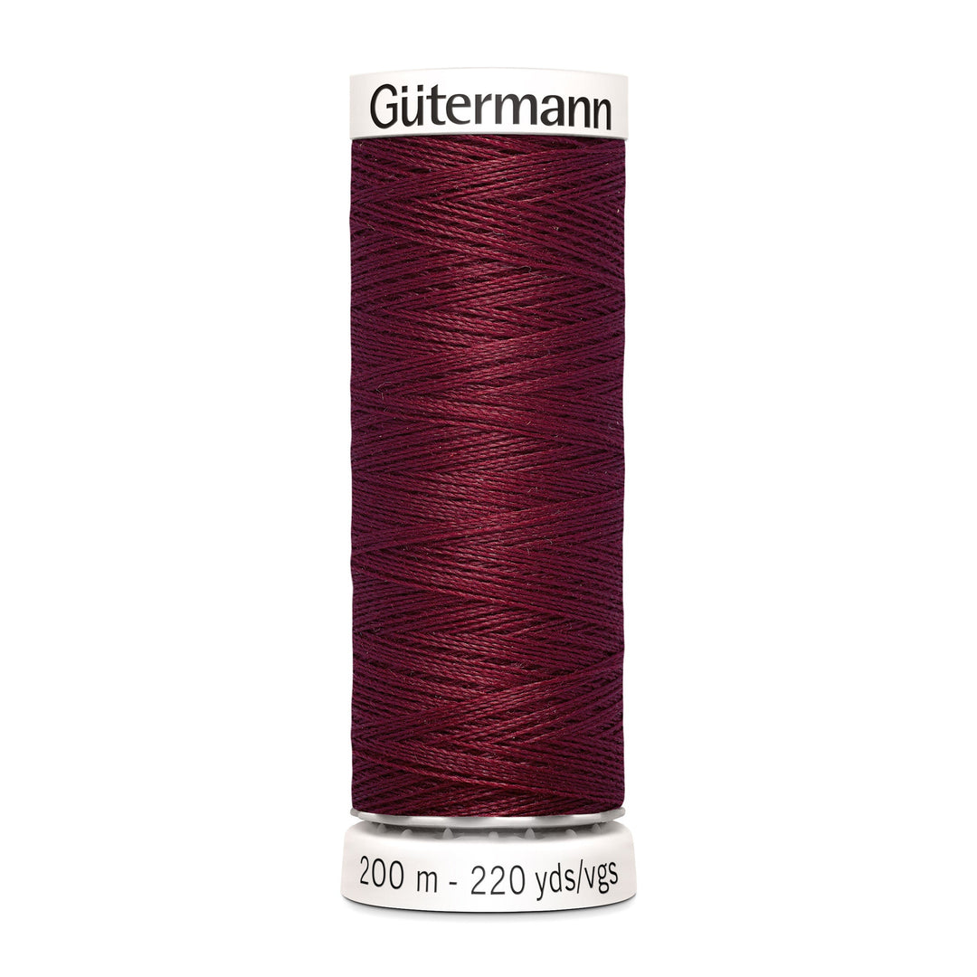 Nähgarn Gütermann - Rot - Bordeaux - Allesnäher Polyester-Nähgarn auf 200m Spule online kaufen