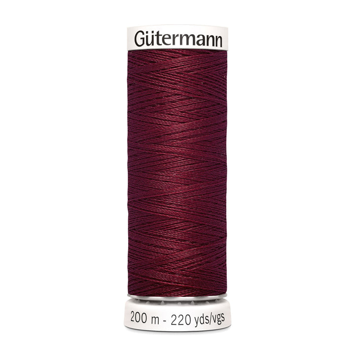 Nähgarn Gütermann - Rot - Bordeaux - Allesnäher Polyester-Nähgarn auf 200m Spule online kaufen