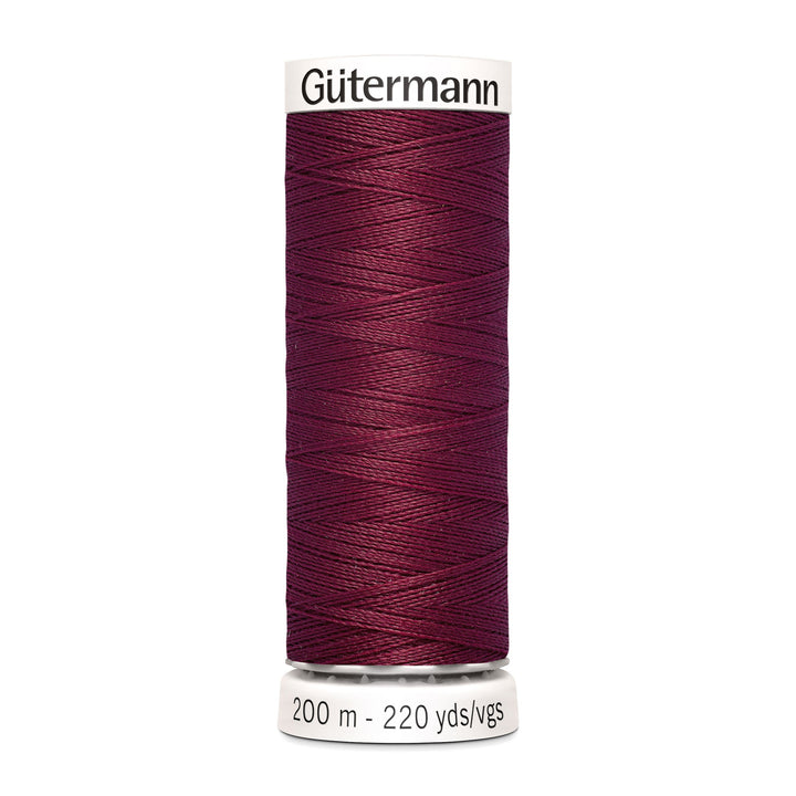 Nähgarn Gütermann - Rot - Weinrot - Allesnäher Polyester-Nähgarn auf 200m Spule online kaufen