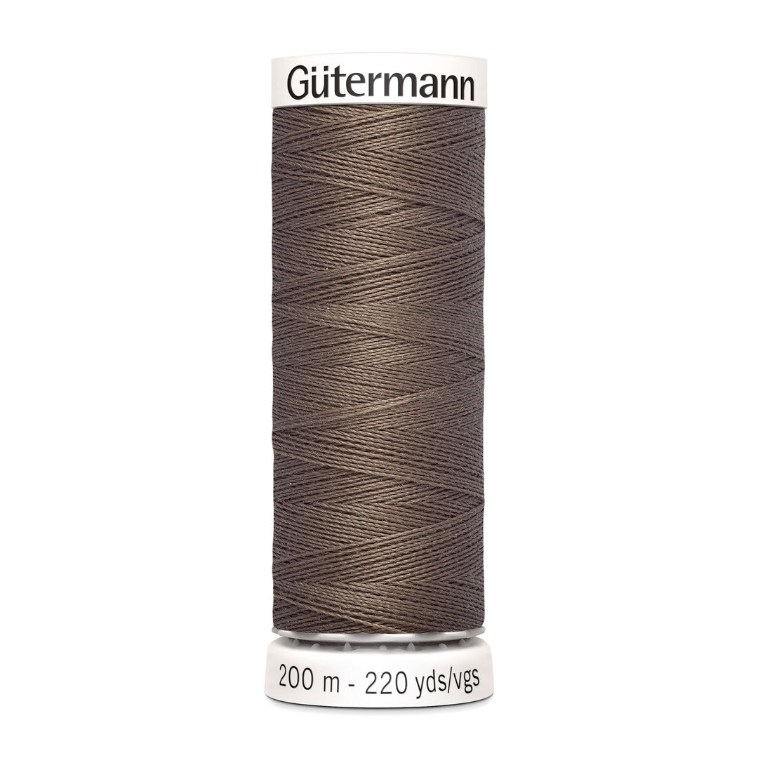 Nähgarn Gütermann - Grau - Graubraun - Allesnäher Polyester-Nähgarn auf 200m Spule online kaufen