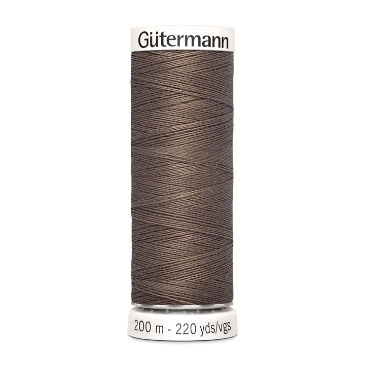 Nähgarn Gütermann - Grau - Graubraun - Allesnäher Polyester-Nähgarn auf 200m Spule online kaufen