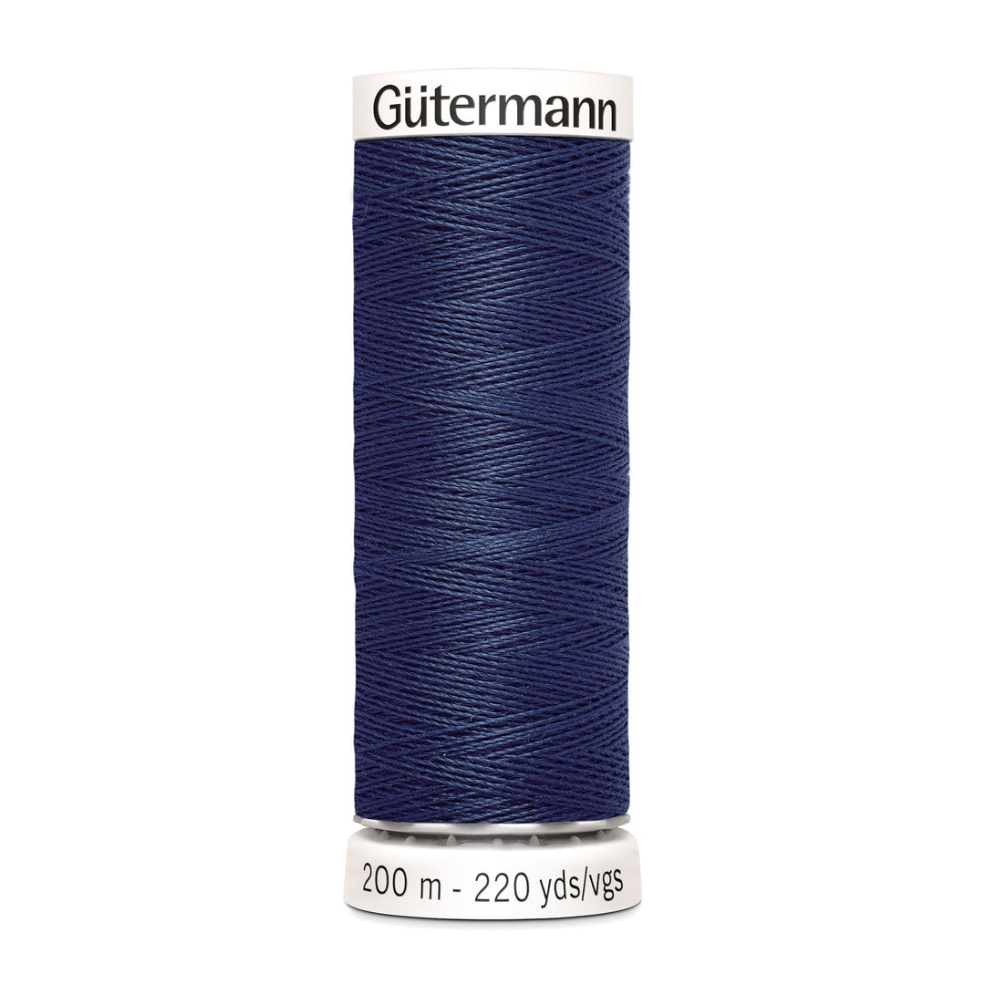 Nähgarn Gütermann - Blau - Graublau  - Allesnäher Polyester-Nähgarn auf 200m Spule online kaufen