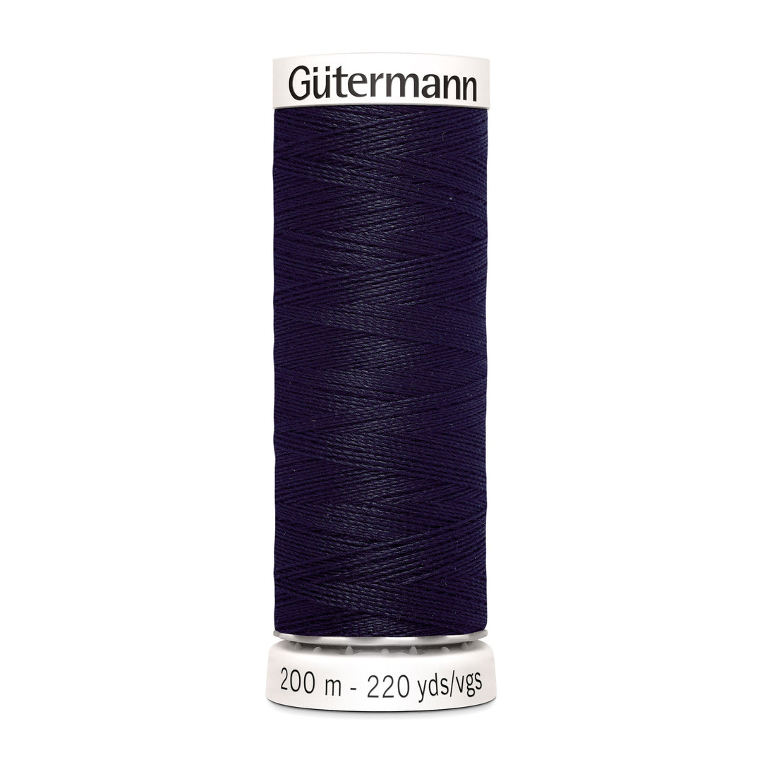 Nähgarn Gütermann - Blau - Schwarzblau - Allesnäher Polyester-Nähgarn auf 200m Spule online kaufen