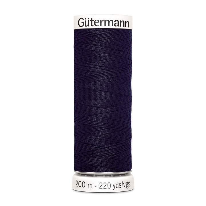 Nähgarn Gütermann - Blau - Schwarzblau - Allesnäher Polyester-Nähgarn auf 200m Spule online kaufen