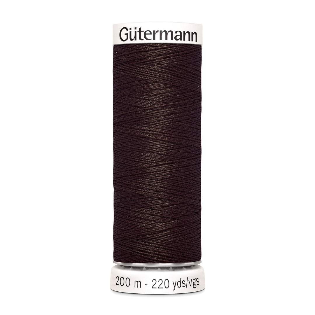 Nähgarn Gütermann - Braun - Kaffee - Allesnäher Polyester-Nähgarn auf 200m Spule online kaufen