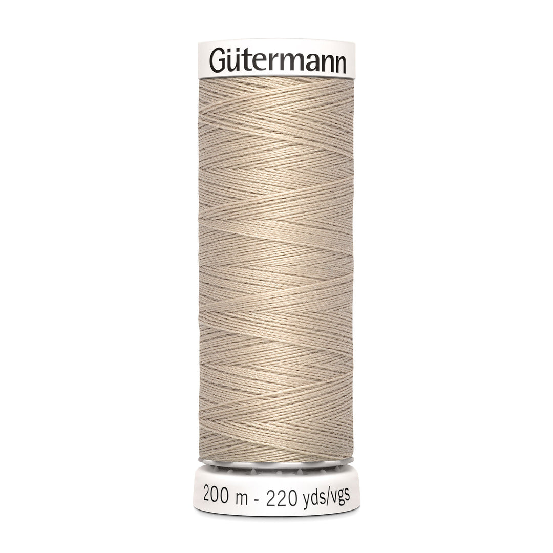 Nähgarn Gütermann - Beige - Stein - Allesnäher Polyester-Nähgarn auf 200m Spule online kaufen