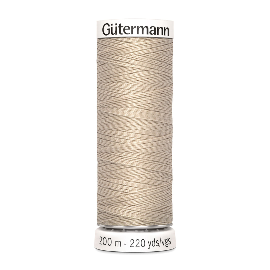 Nähgarn Gütermann - Beige - Stein - Allesnäher Polyester-Nähgarn auf 200m Spule online kaufen