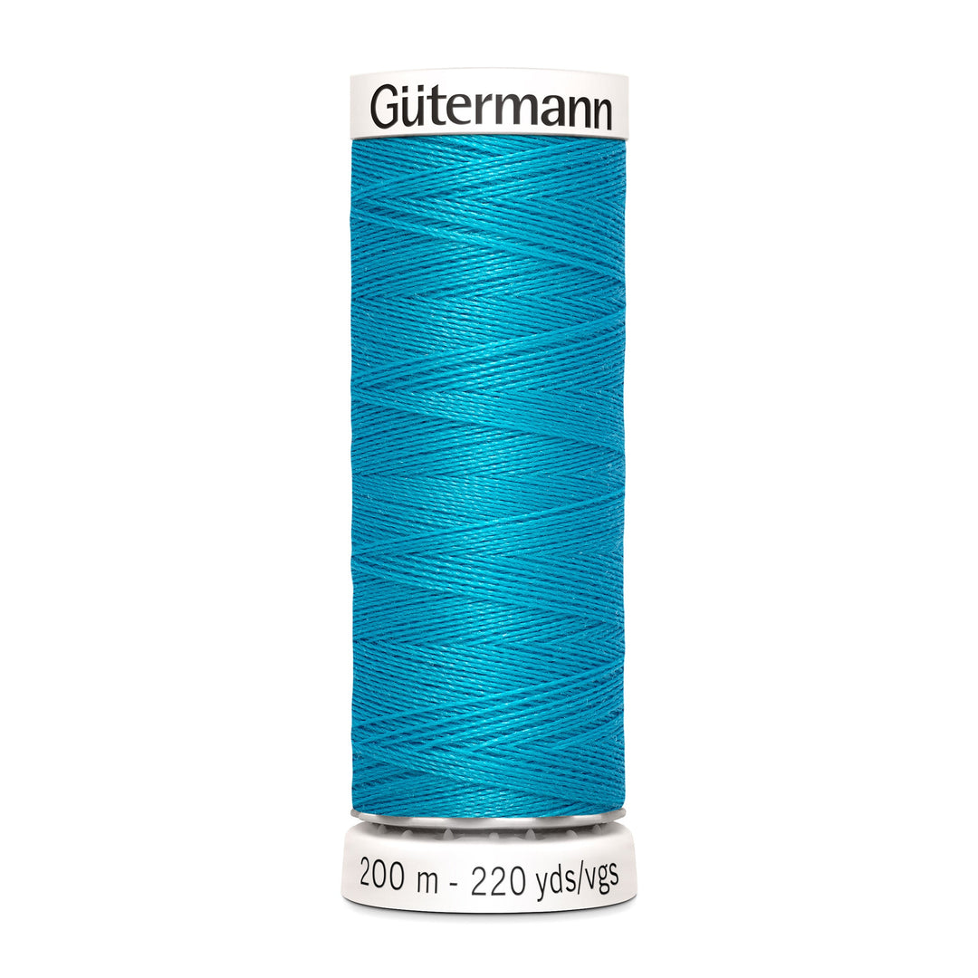 Nähgarn Gütermann - Blau - Eisblau Dunkel - Allesnäher Polyester-Nähgarn auf 200m Spule online kaufen