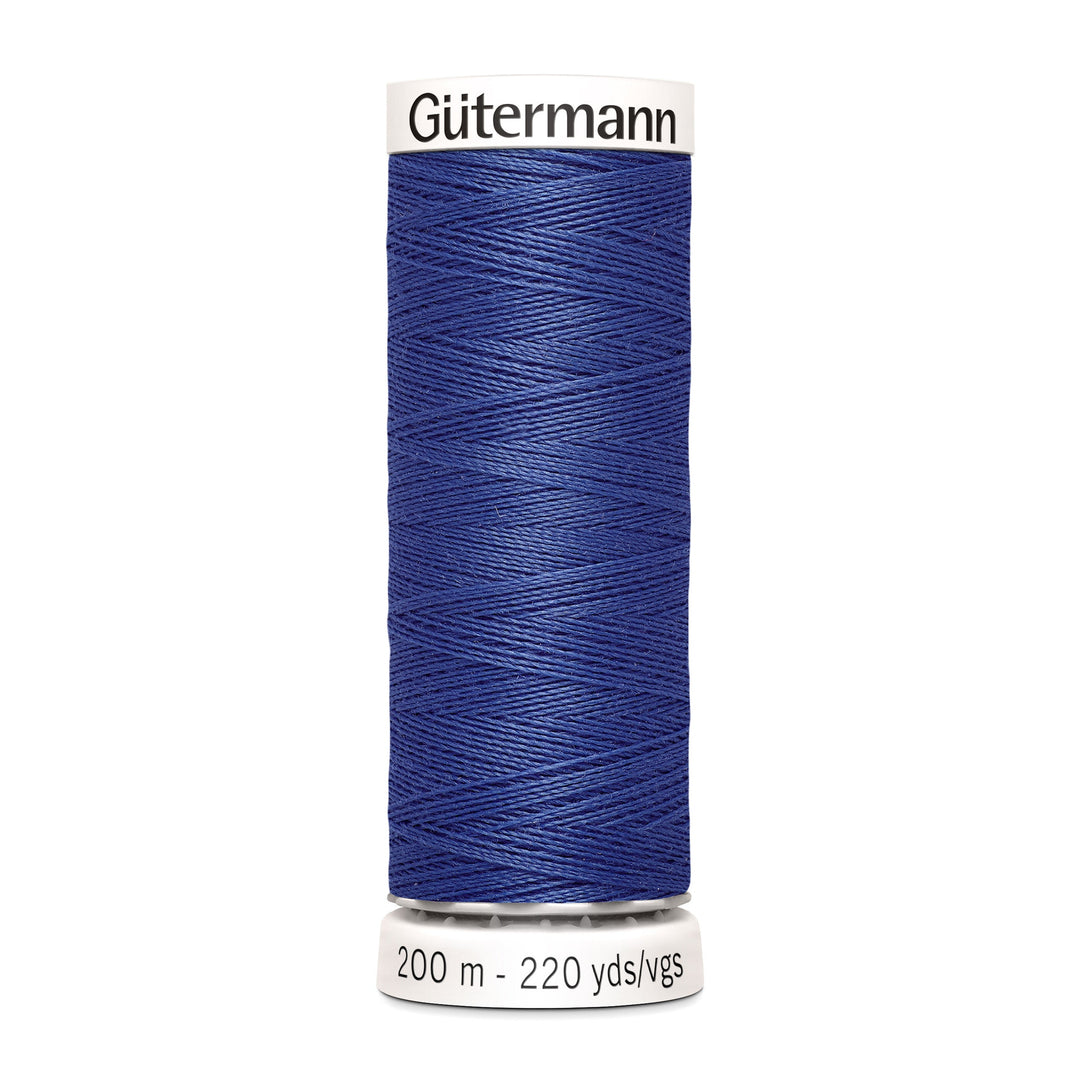 Nähgarn Gütermann - Blau - Veilchenblau - Allesnäher Polyester-Nähgarn auf 200m Spule online kaufen