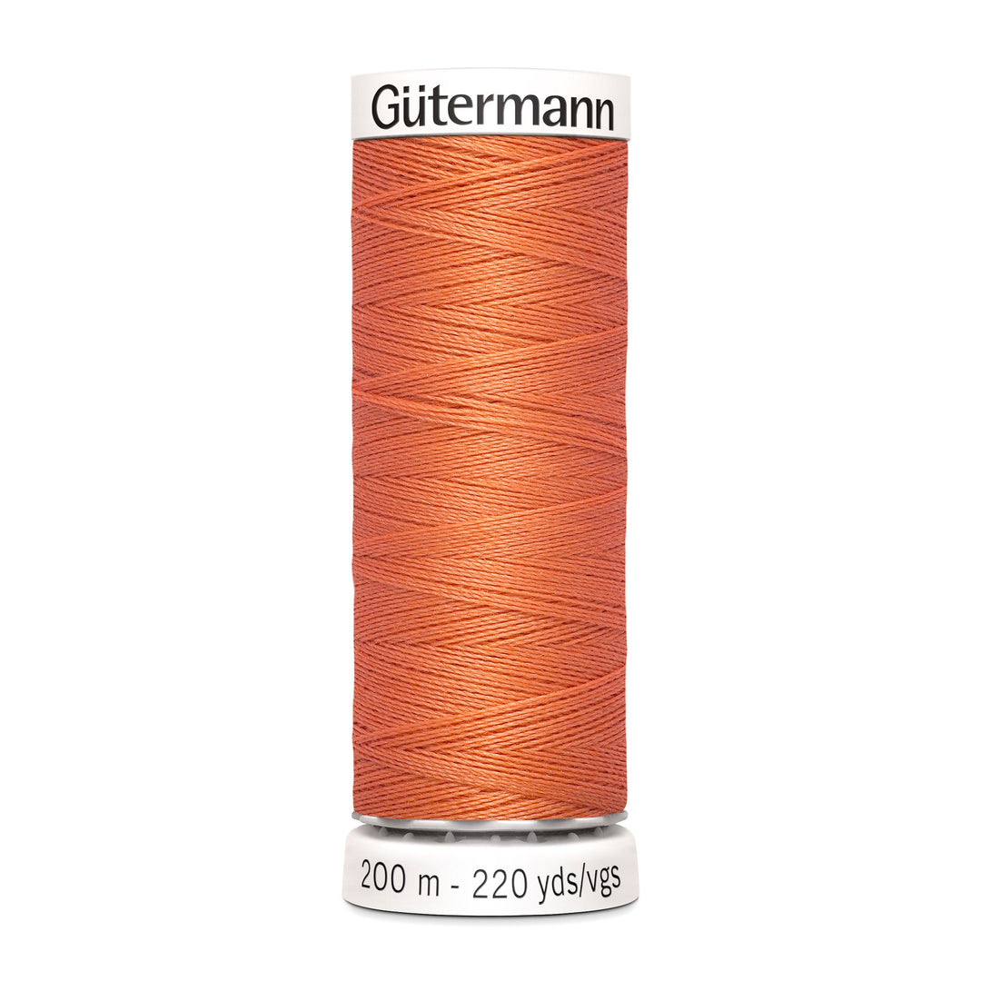 Nähgarn Gütermann - Orange - Papaya -  Allesnäher Polyester-Nähgarn auf 200m Spule online kaufen