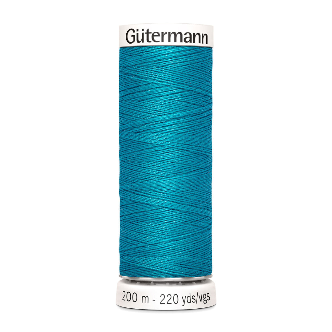 Nähgarn Gütermann - Blau - Ozeanblau - Allesnäher Polyester-Nähgarn auf 200m Spule online kaufen