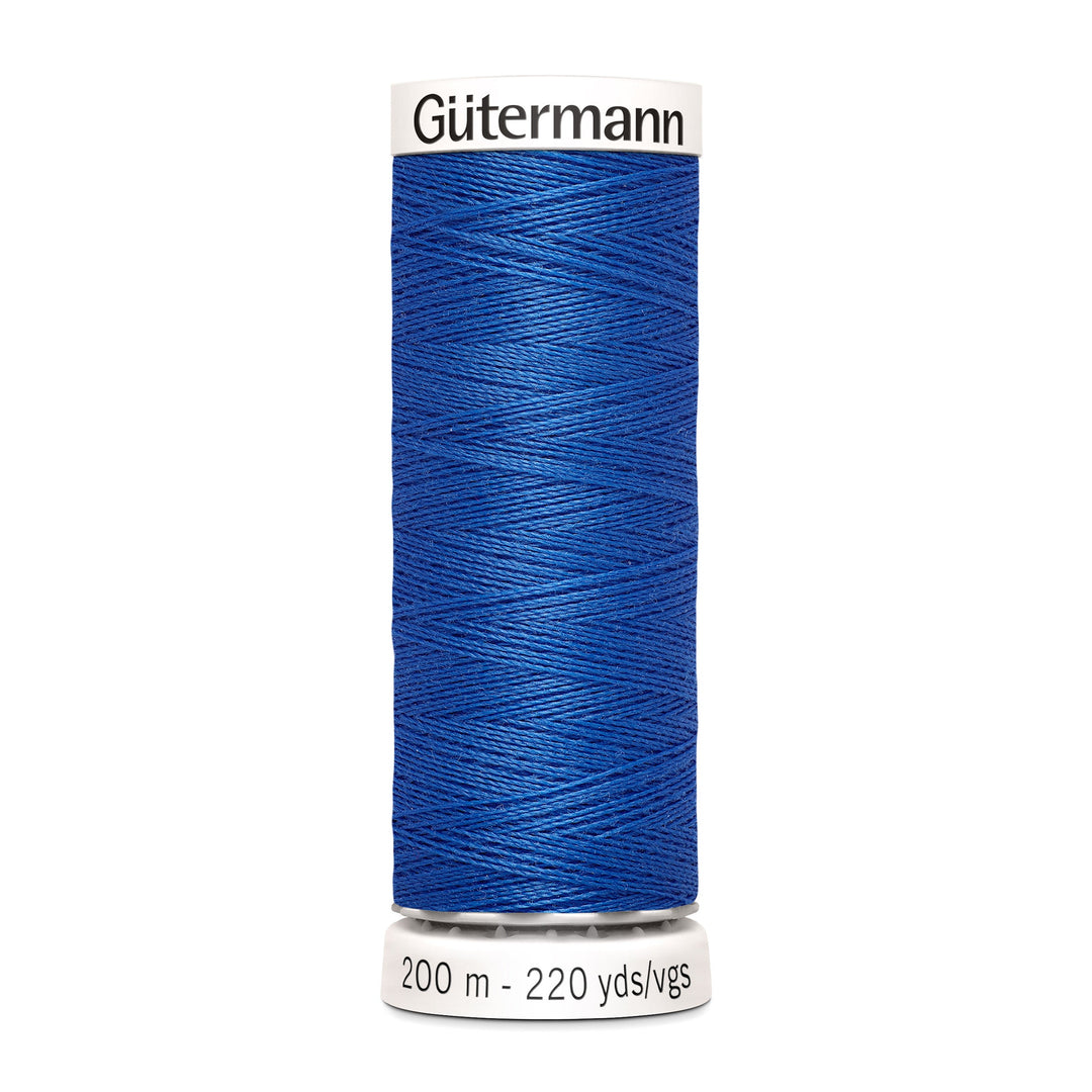 Nähgarn Gütermann - Blau - Azurblau - Allesnäher Polyester-Nähgarn auf 200m Spule online kaufen