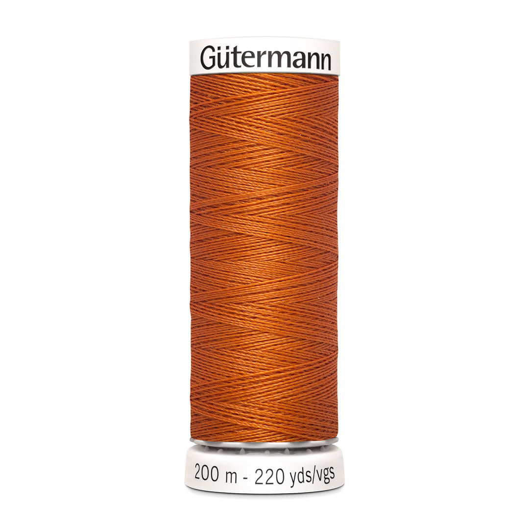 Nähgarn Gütermann - Orange - Ingwer - Allesnäher Polyester-Nähgarn auf 200m Spule online kaufen