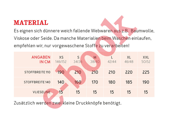 Schnittmuster Damen - Bluse FrauKrissi von Schnittreif kaufen