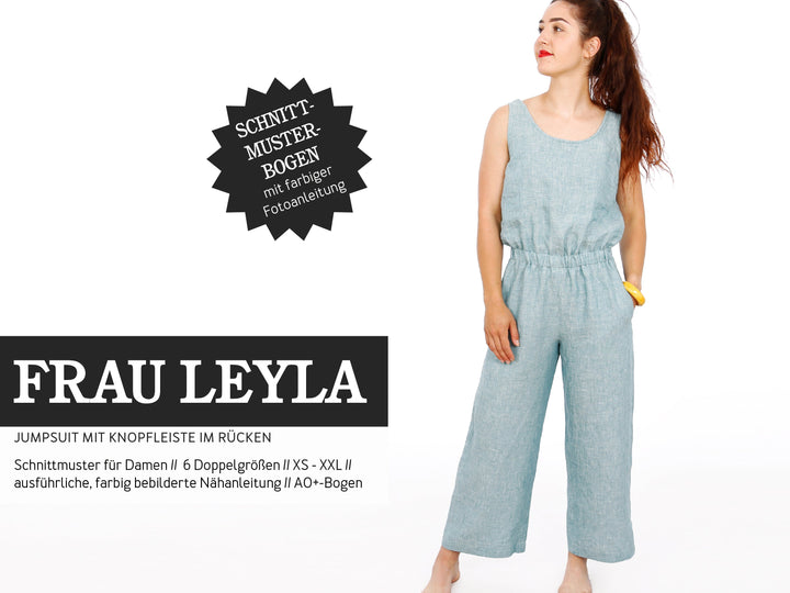 Schnittmuster Damen - Jumpsuit Frau Leyla von Schnittreif kaufen