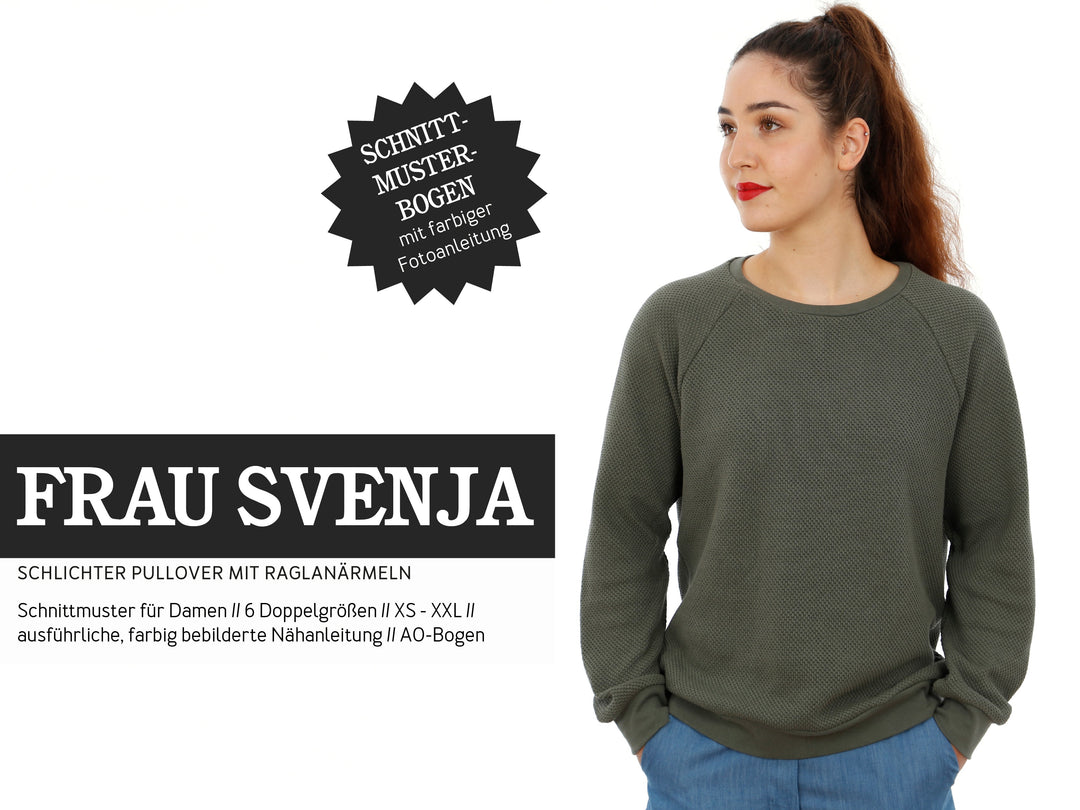 Schnittmuster Damen - Sweater Frau Svenja von Schnittreif kaufen