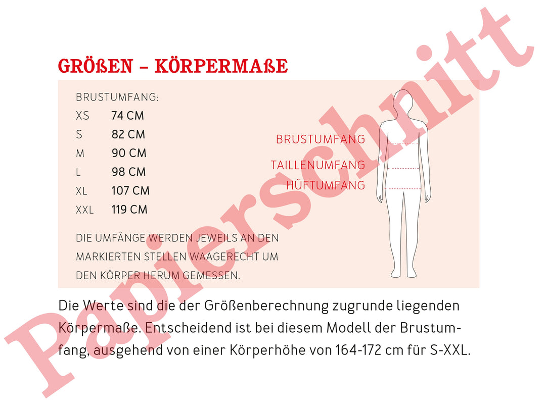 Schnittmuster Damen - Sweater Frau Svenja von Schnittreif kaufen