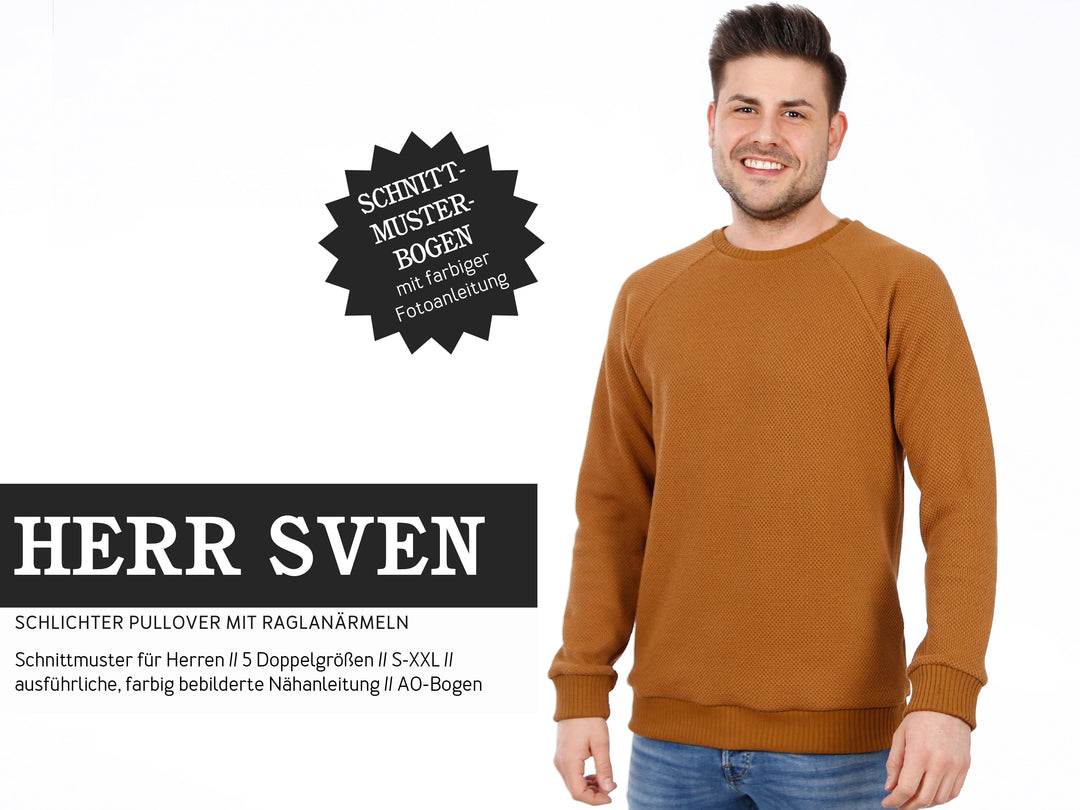 Schnittmuster für Herren - Sweater Herr Sven von Schnittreif kaufen