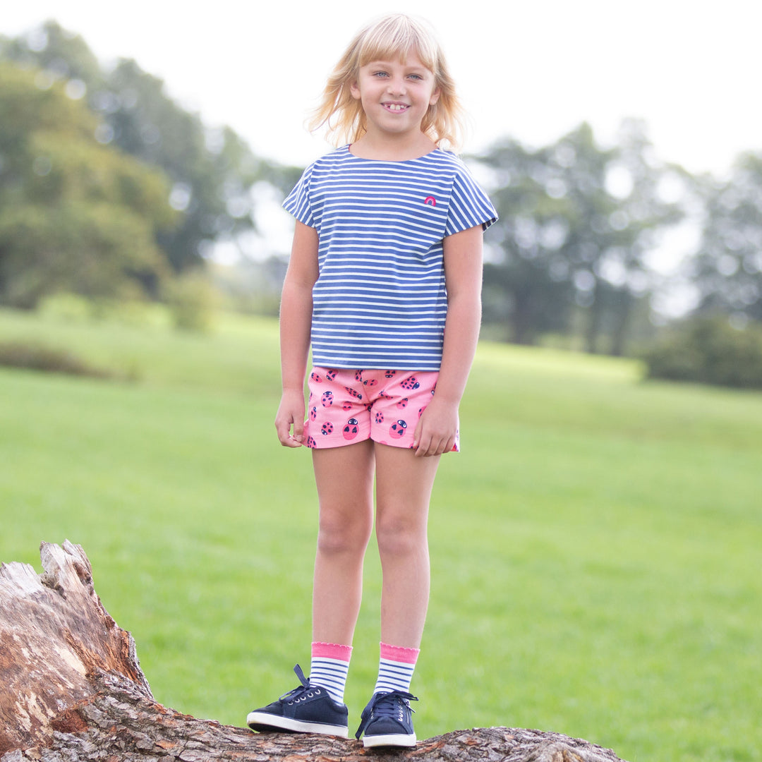 Kite Sommer Shorts mit Marienkäfer aus Biobaumwolle