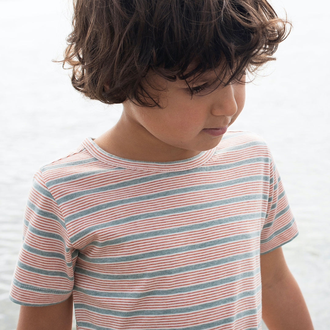 Leichtes Sommer T-Shirt für Kinder Stripes von Serendipity aus 100% Biobaumwolle